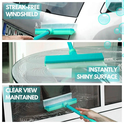 HOOMWELL™ Recyclable Silicone Window Squeegee Kit