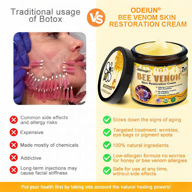 ODEIUN® 𝖡𝖾𝖾 𝗏𝖾𝗇𝗈𝗆 𝖲𝗄𝗂𝗇 𝖱𝖾𝗌𝗍𝗈𝗋𝖺𝗍𝗂𝗈𝗇 𝖢𝗋𝖾𝖺𝗆✨Made and Shipped from USA