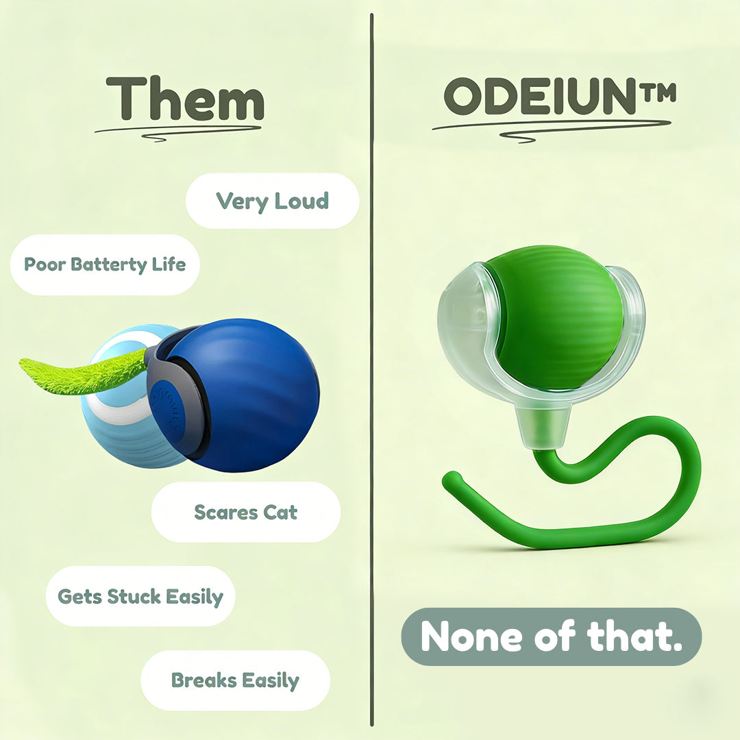 Magic Ball with Lights - Rechargeable, cat's favorite toy!