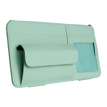 Nappa Leather Car Sun Visor Organizer