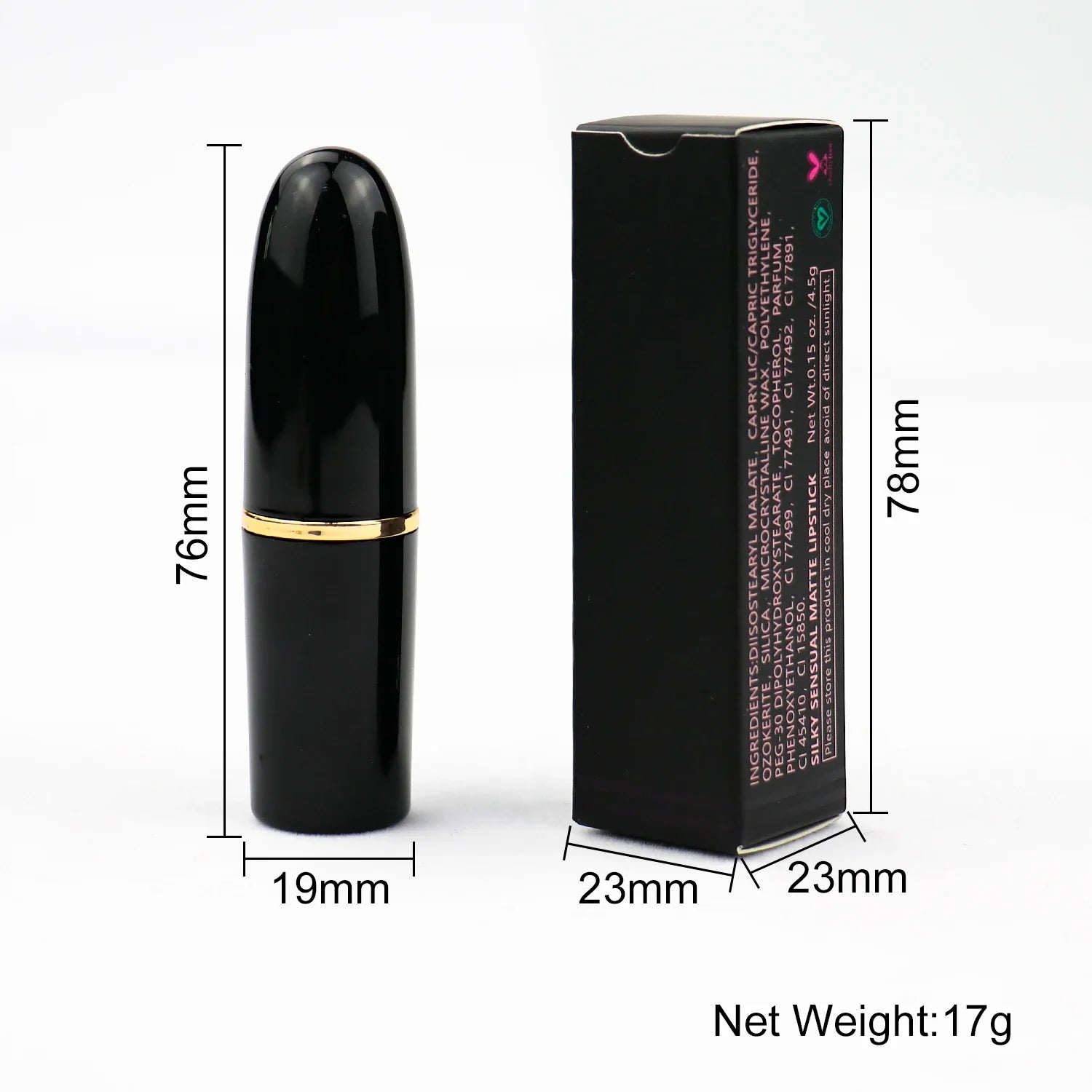 Metal Private Label Waterproof Lipstick Creamy Velvet Matte Cute Lipstick Logo Customize Brand Matte Lipstick