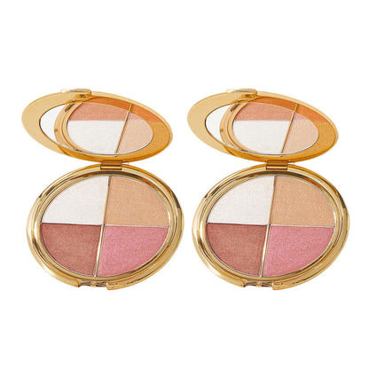 🌺Last 3 hours 60% off⏰eye & cheek palette - eyeshadow and highlighter makeup (with Detachable Brush)