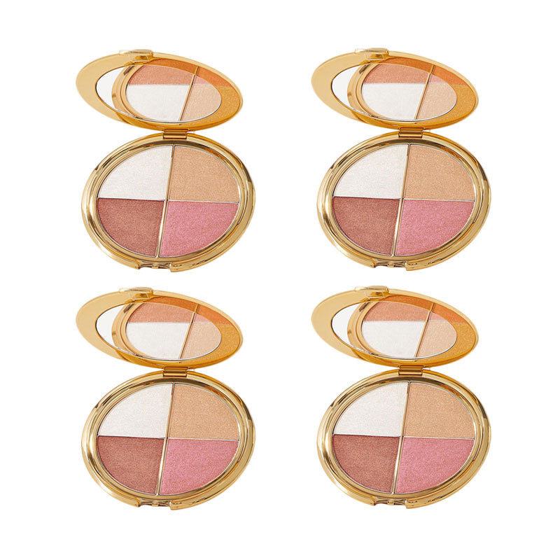 🌺Last 3 hours 60% off⏰eye & cheek palette - eyeshadow and highlighter makeup (with Detachable Brush)