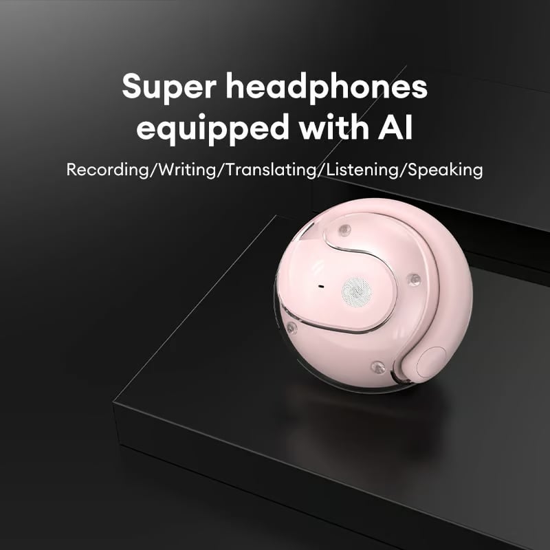 🏆#1 Best Seller ⏰ 49% OFF 💎AI Translation Wireless OWS Bluetooth5.4 Earphones (Fit iOS & Android)