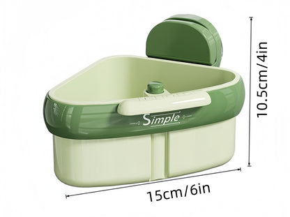 💧2025 New Release - Suction Cup Sink Corner Rack
