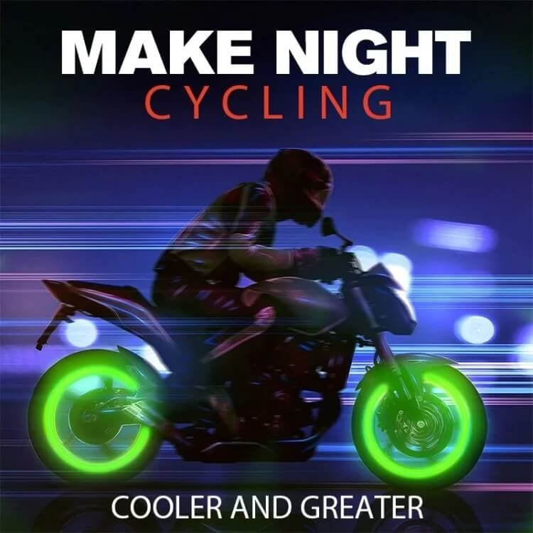 🚗Glow-in-the-Dark Tire Caps 💡