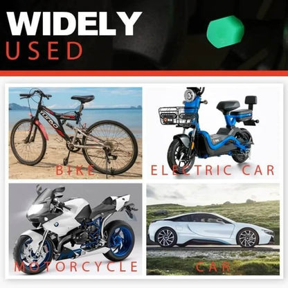 🚗Glow-in-the-Dark Tire Caps 💡