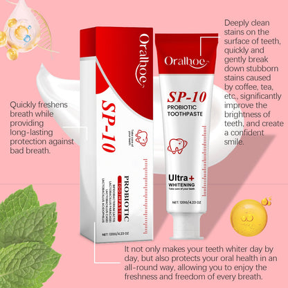 🏆Flash Sale⚡ 50K+ SOLD! Almost Gone-💥🔥 Super Probiotic Toothpaste Spring Mint Burst – Strengthens Enamel, Brightens Smile & Delivers Long-Lasting Freshness,Best Gifts