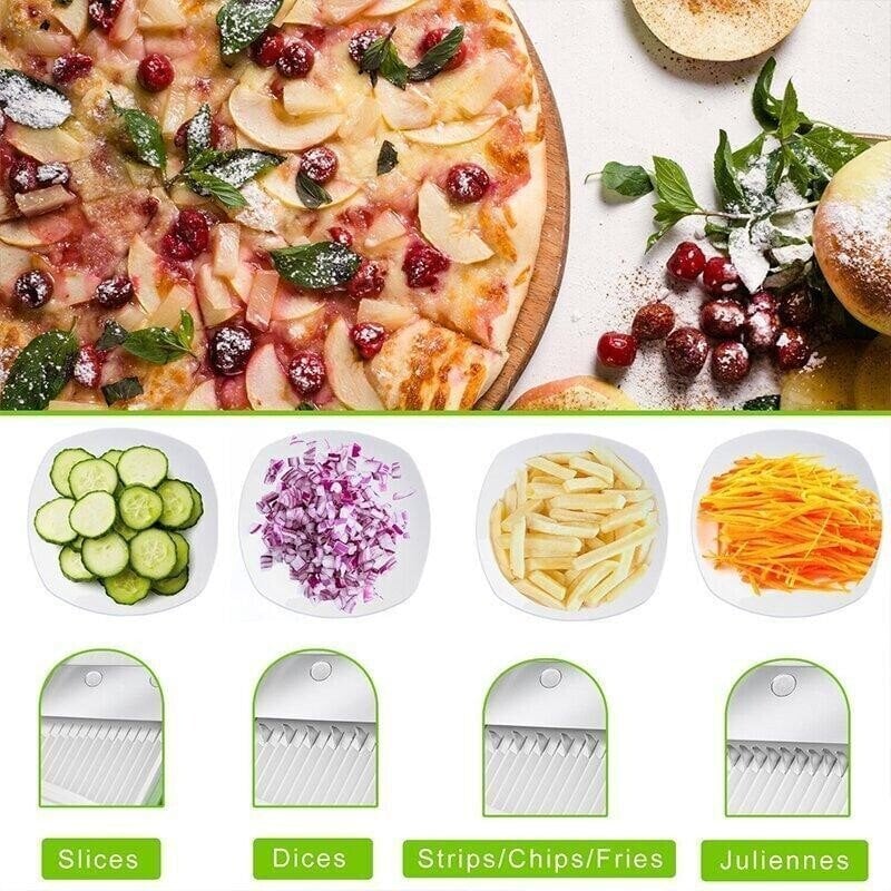 🔥LAST Day 70% OFF Sale Kitchen Chopping Artifact Vegetable Cutter Mandoline Slicer
