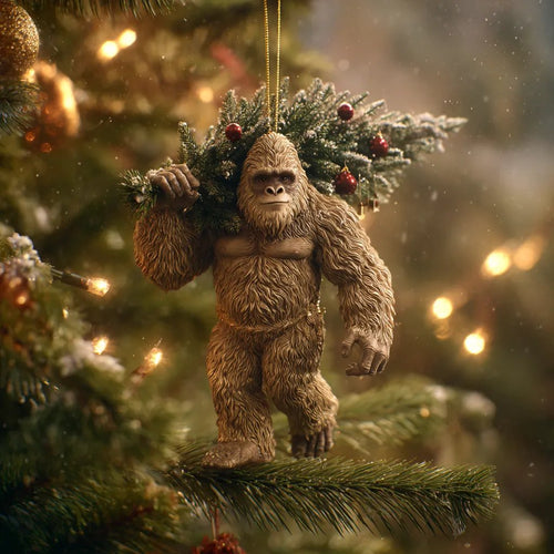 (🎄Early Christmas Sale 50%)👣2026 Wildlife Wonders CollectionTM  Bigfoot Ornament🌟