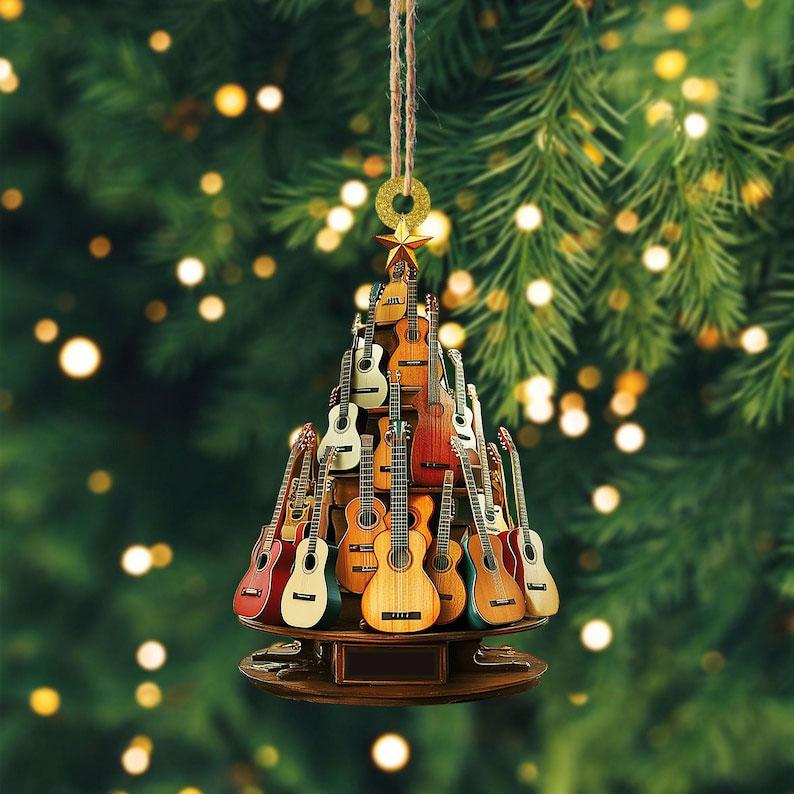 🎸🎵2026 New Arrivals-Rockin' Around The Guitar Christmas Tree Ornament