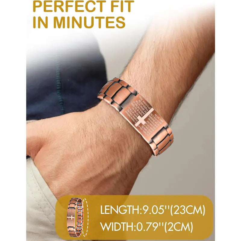 💥【2025 New Arrival】100% Pure Copper Magnetic Power Bracelet — Boost Circulation, Banish Fatigue