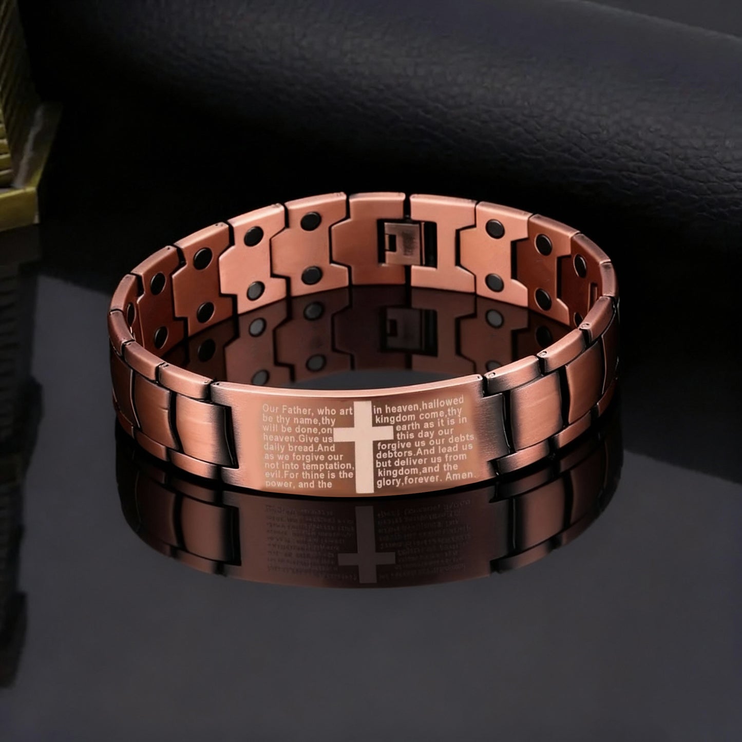 💥【2025 New Arrival】100% Pure Copper Magnetic Power Bracelet — Boost Circulation, Banish Fatigue