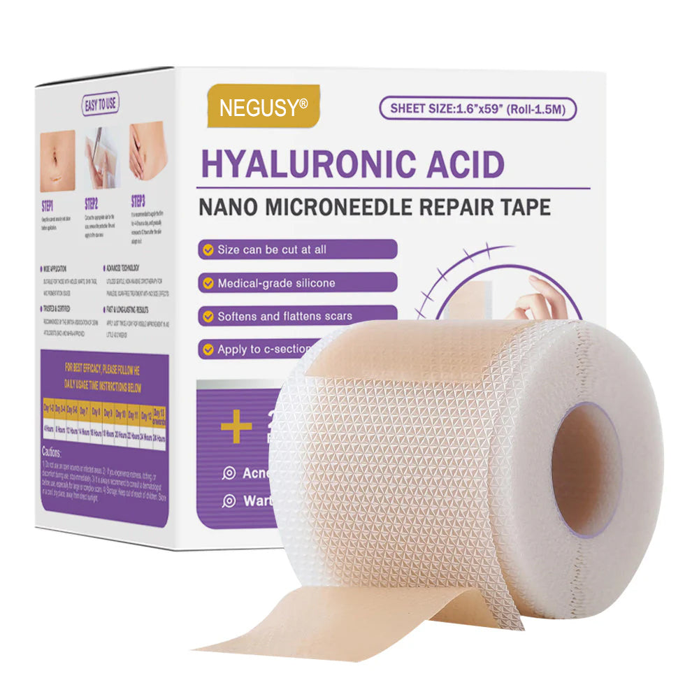 ✅Official Store |NEGUSY® Hyaluronic Acid Nano Microneedle Repair Tape🏉❤️