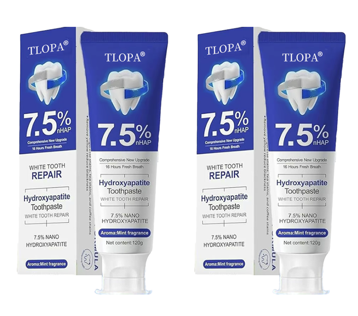TLOPA®  (BDA recommended)Hydroxyapatite Toothpaste(🦷𝐋𝐢𝐦𝐢𝐭𝐞𝐝 𝐭𝐢𝐦𝐞 𝐝𝐢𝐬𝐜𝐨𝐮𝐧𝐭 𝐋𝐚𝐬𝐭 𝟑𝟎 𝐦𝐢𝐧𝐮𝐭𝐞𝐬🦷)💧