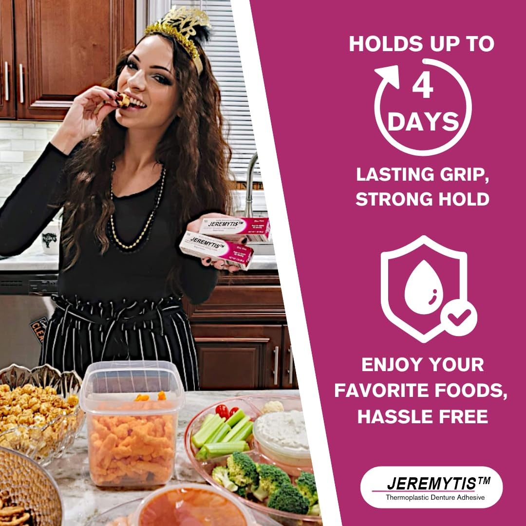 ⏰[Official Brand Store  ] JEREMYTIS™ Thermoplastic Denture Adhesive(✨BUY 2 GET 1 FREE🎁)